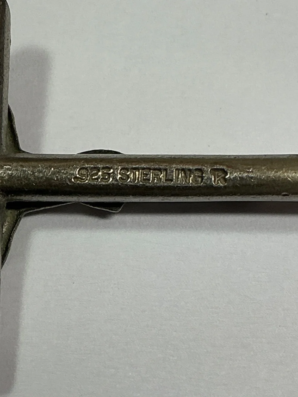 Vintage Sterling Silver Crucifix. 1.5 inches long